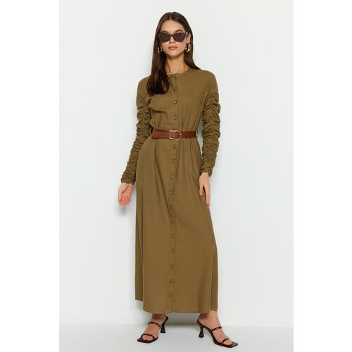 Trendyol Dress - Brown - Shirt dress Slike
