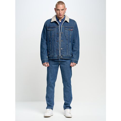 Big Star Man's Jacket Outerwear 130191 Medium Denim-353 Cene