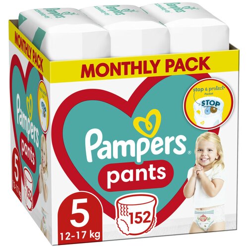 Pampers pants Monthly Pack 5, 152 komada Cene