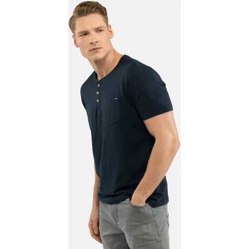 Volcano Man's T-Shirt T-Hubris Navy Blue