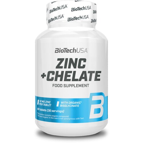 Biotechusa zinc + Chelate 60 tbl Slike