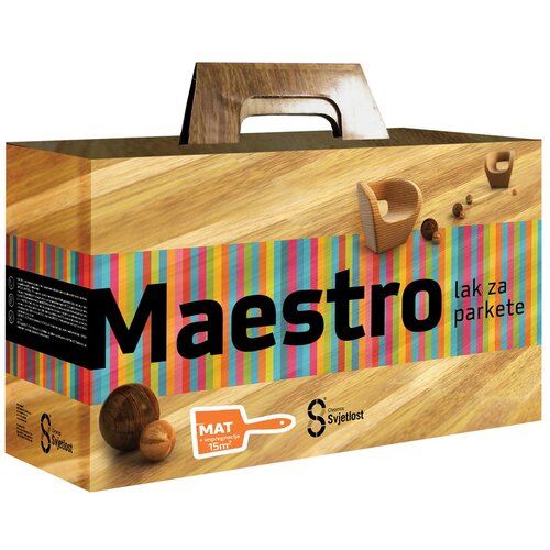 CHROMOS SVJETLOST Lak za parket Maestro 2K PU mat s impregnacijom, 15 m2, 4,35 l Cene