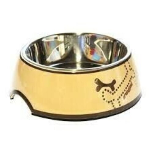 Rogz bubble bowlz l bronze bone činija Slike