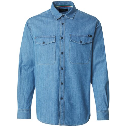 Replay Srajca moder denim Cene