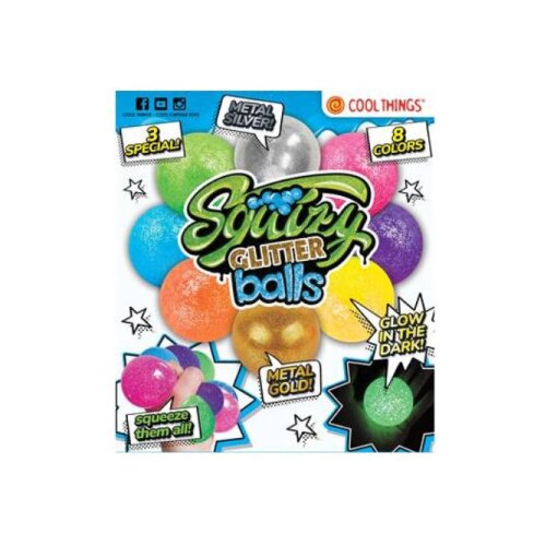  Squizy glitter loptica mix 5cm sb008 ( 98/09055 ) Cene