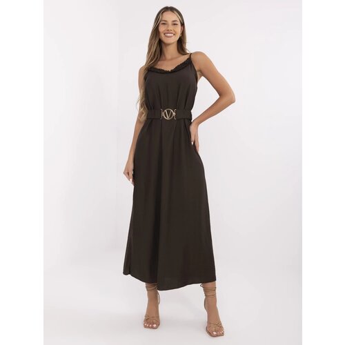 Italy Moda Dress-MI-SK-A6401.00-dark brown Slike