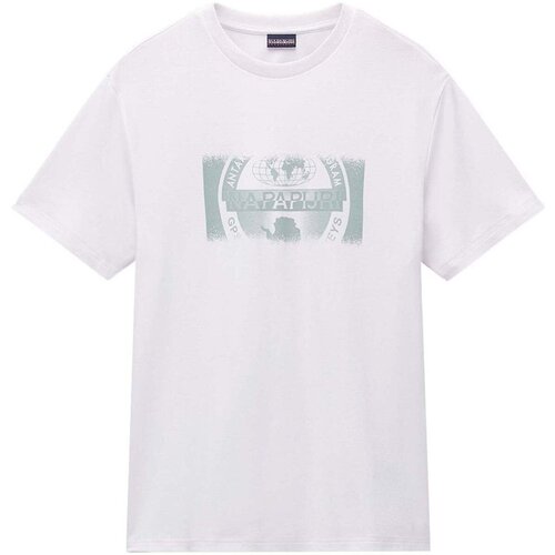 Napapijri S Vanni Graphic T-Shirt White Bijela Cijene
