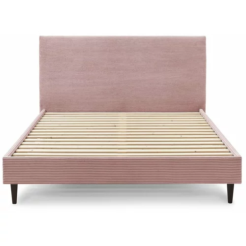 Bobochic Paris Ružičasti bračni krevet Anja Dark, 180 x 200 cm
