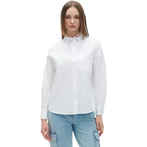 Cropp ženska bijela košulja - Bijela  2844W-00X