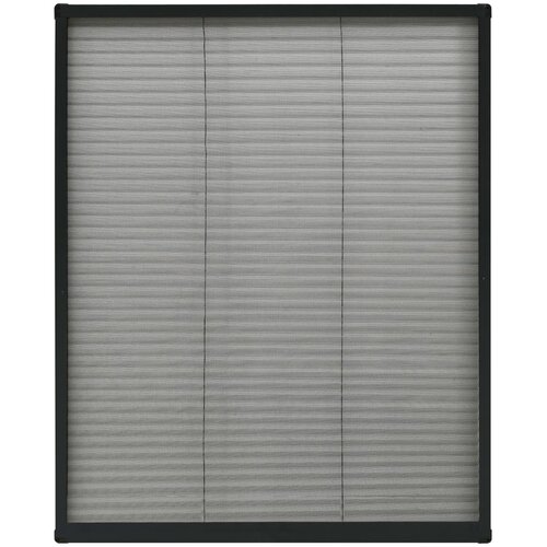  Zaslon protiv insekata za prozore antracit 80x100 cm aluminij Slike
