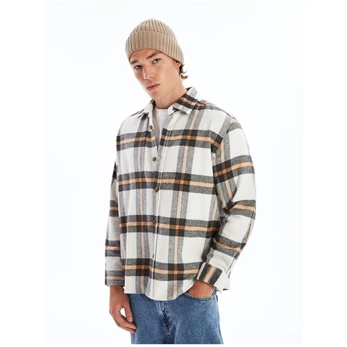 LC Waikiki Regular Fit Long Sleeve Plaid Men's Shirt