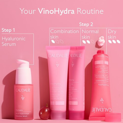 Caudalie VinoHydra Sorbet Cream Moisturizer hidratantna gel krema za osjetljivu kožu lica 60 ml Slike