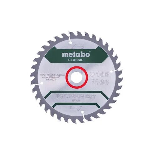 Metabo list za akumulatorske ručne cirkulare "Precision Cut Wood - Classic" 165x20mm 628281000 Cene