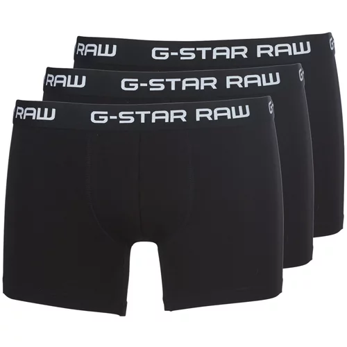 G-star Raw boksarice CLASSIC TRUNK 3 PACK Črna