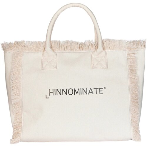 Hinnominate Ročne torbice Borsa Canvas Grande Bež Slike