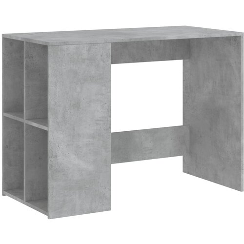 Maison Chic Pisalna miza - pisarniška miza - Računalniška miza betonsko siva 102x50x75 cm inženirski les, (21785210) Cene