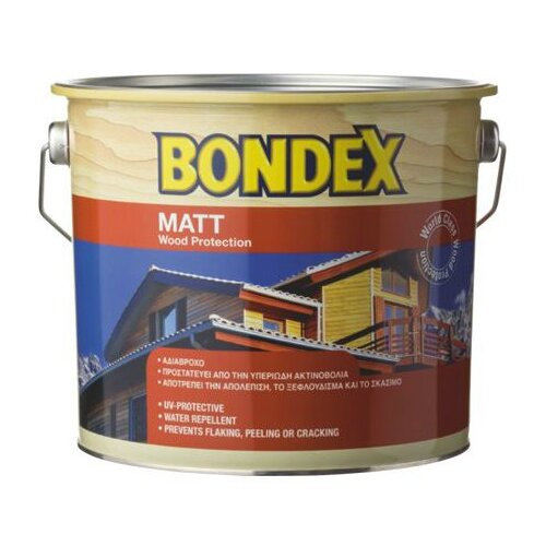 BONDEX Tankoslojna lazura za les Matt (barva: grafitno siva, 2,5 l) Slike