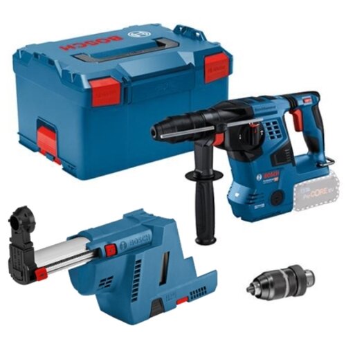 Bosch Professional akumulatorski bu&amp;scaron;aći čekić GBH 18V-28 CF s usisavačem GDE 18V-16 u L-BOXX-u Slike