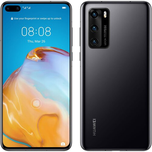 Huawei obnovljeno - znaki rabe - P40 5G crn 128 gb 8 gb ram dual sim - vidne oznake uporabe obnovljeno, (21562355) Slike