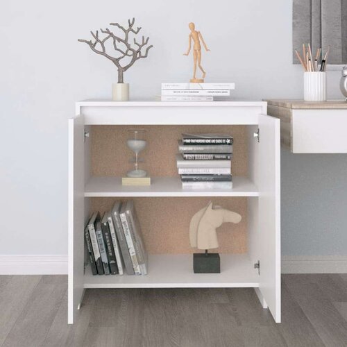 VidaXL Komoda bijela 70 x 40 x 73,5 cm od iverice Slike