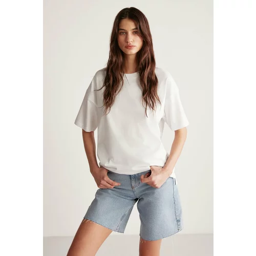 GRIMELANGE T-Shirt - White - Relaxed fit