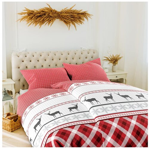 Edoti Xmass 2C flannel bedding A777 Slike