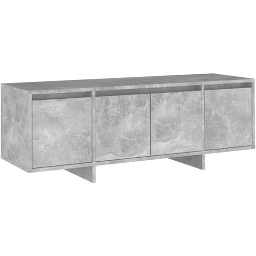 Maison Chic TV omarica - TV stojalo - Televizijska omarica betonsko siva 120x30x40,5 cm iverna plo&amp;scaron;ča, (21698836) Slike