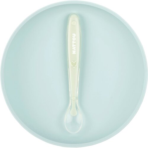 Nattou Tableware Set of 2 Pieces set pribora za jelo za djecu Mint 2 kom Cijene