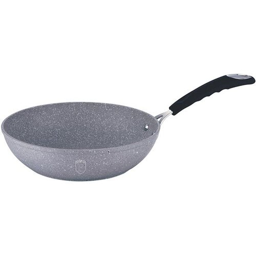 Shumee BERLINGER HAUS WOK 28CM GREY STONE TOUCH BH-1159, (21385284) Cene