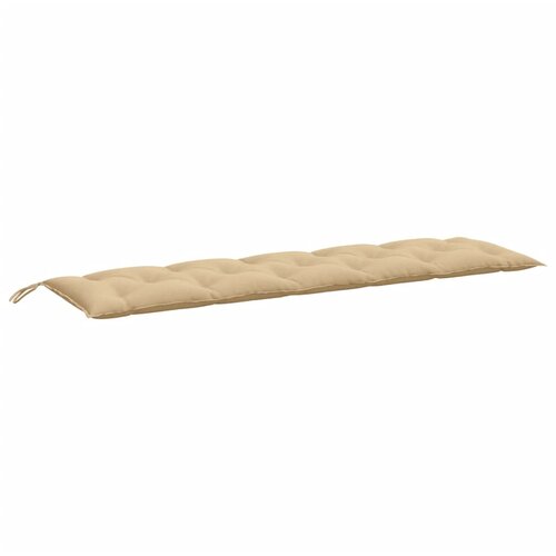  Jastuk za vrtnu klupu pro&amp;scaron;arano bež 180 x 50 x 7 cm od tkanine Slike