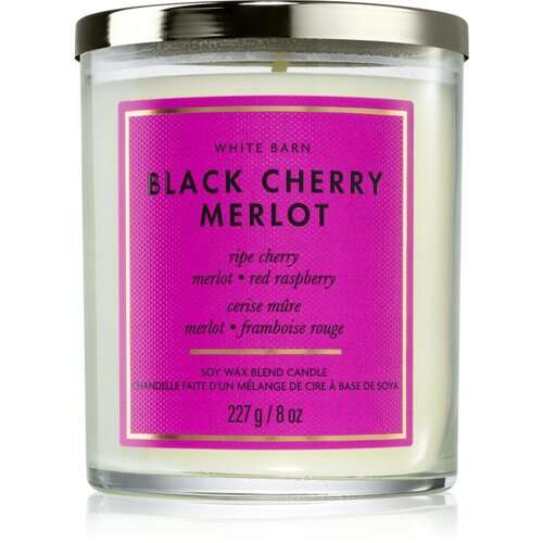 Bath & Body Works Black Cherry Merlot dišeča sveča 227 g Cene