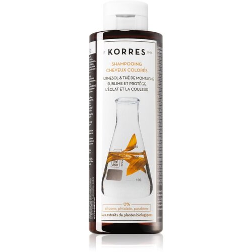 Korres Sunflower and Mountain Tea &amp;scaron;ampon za barvane lase 250 ml Slike