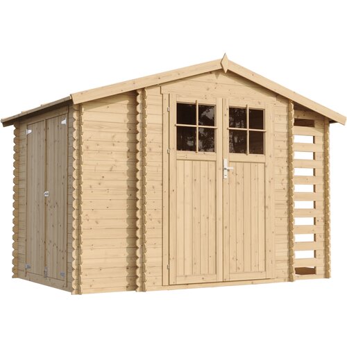 Timbela Lesena vrtna lopa - 206x328xH218 cm/5,41 m2 - Vrtna hi&amp;scaron;a brez podov - M389F, (21823608) Slike