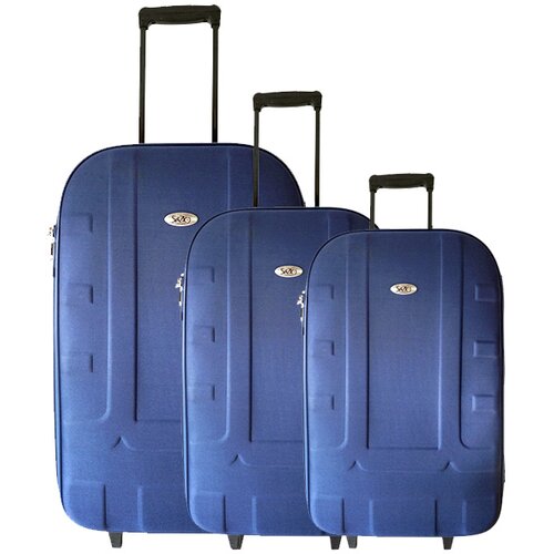 Sazio Set kofera 3/1 Havana tamno plava boja Cene