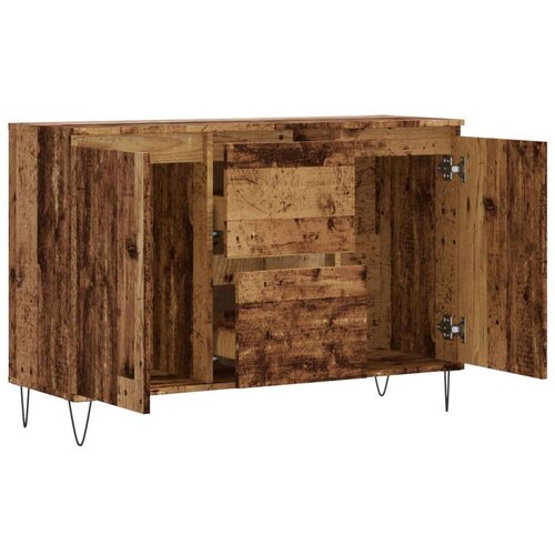 VidaXL Komoda staro drvo 104x35x70 cm konstruirano drvo Slike