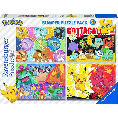 Ravensburger Pokemon puzzle 4x100pcs Cene