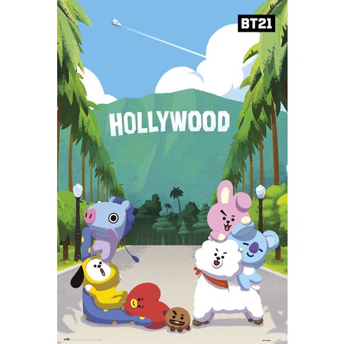 Grupo PLAKAT BT21 HOLLYWOOD, (20837225) Cene
