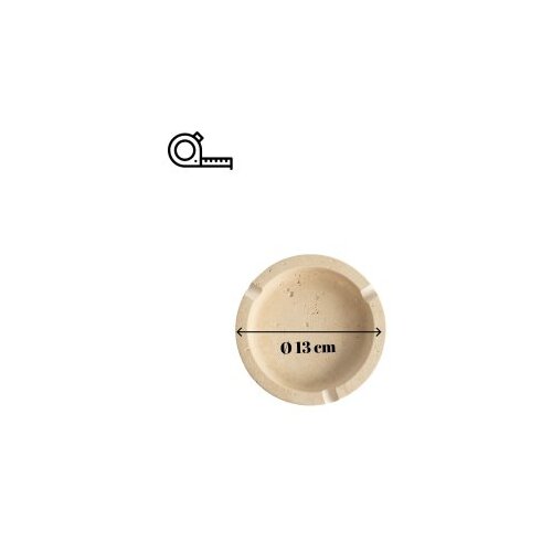 Wallxpert Pepeljara od mermera Etern v2 Beige Slike