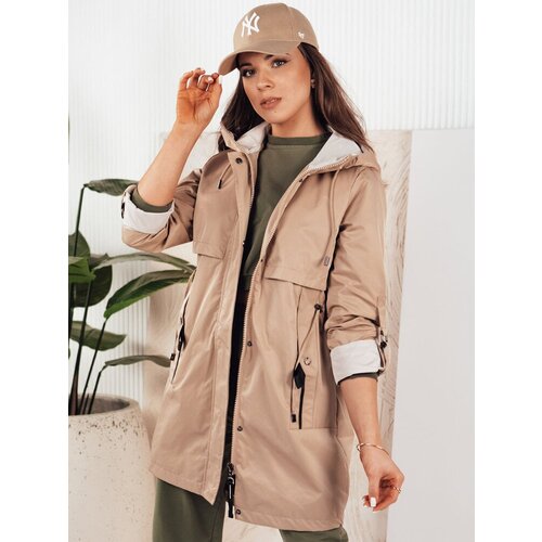 DStreet MEROY Women's Parka Jacket Beige Cene