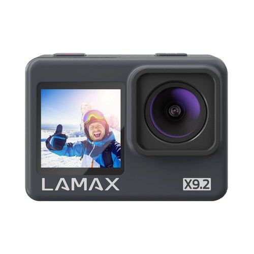 Lamax Action X9.2, 4K 60 fps, vodotesna &amp;scaron;portna kamera z daljinskim upravljalnikom in zunanjim mikrofonom Slike