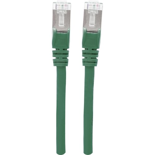 Intellinet 736824 RJ45 omrežni kabel\, Patch kabel CAT 6a S/FTP 3.00 m zelena za&scaron;čita iz folije\, pletena za&scaron;čita\, brez halogena 1 kos, (20417956) Cene