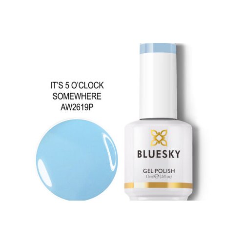  BLUESKY TRAJNI LAK IT&amp;#039;S 5 O&amp;#039;CLOCK SOMEWHERE 15ML Slike