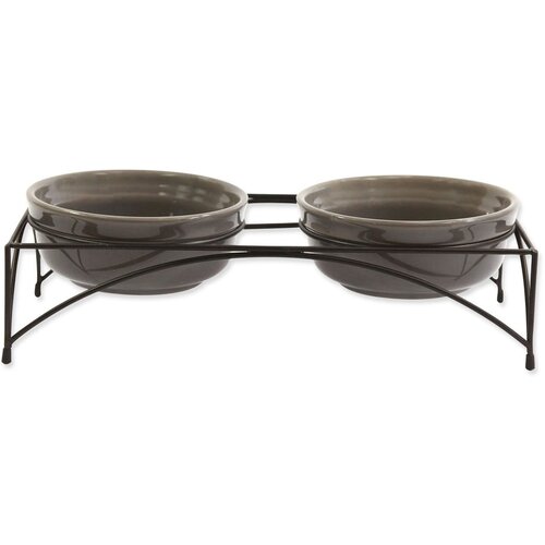 Plaček Pet Products Set keramičkih posuda za kućne ljubimce sa stalkom Dog Fantasy - Cijene