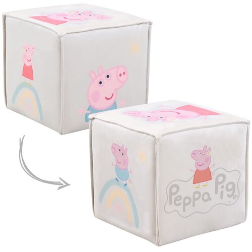 Roba Bijeli bar&amp;scaron;unast dječji tabure Peppa Pig &amp;ndash; Slike