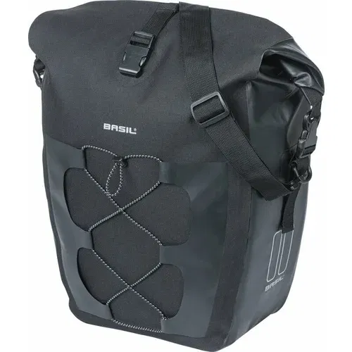 Basil Navigator Waterproof L Single Pannier Bag Black L 31 L