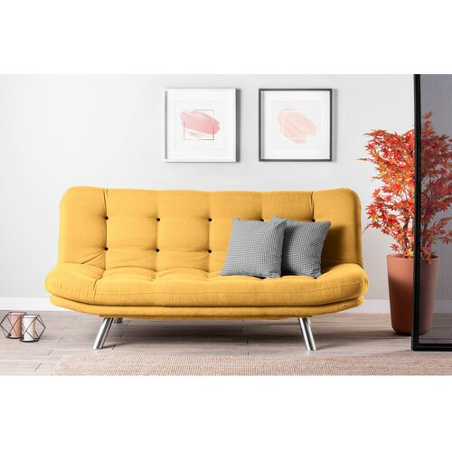  Misa Sofabed - Mustard Mustard 3-Seat Sofa-Bed Cene