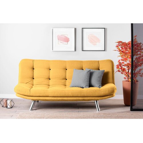  Misa  bed - Mustard 3-Seat Sofa-Bed Cijene