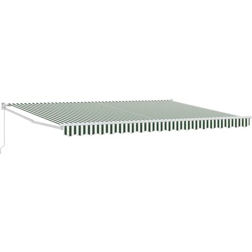  Povlačivi tende Zelena i bijela 450 x 300 x 165 cm Slike