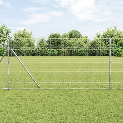 VidaXL ogradni stupovi 52 kom &amp;Oslash;32 mm 190 cm galvanizirani čelik Slike