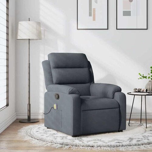  fotelja od tamno sive bar&scaron;une - Tamno siva 1 Ručno guranje unatrag Cijene